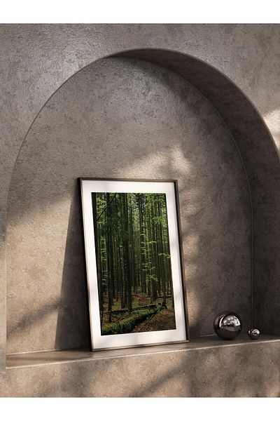 Postifull Forest No:14 Αφίσα με τυπωμένη φωτογραφία χωρίς πλαίσιο - Διακόσμηση τοίχου σαλονιού, κουζίνας, σαλονιού και αίθουσας