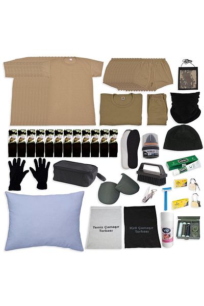 Ö ÖZMERT ASKERİ MALZEME 12-Piece Basic Novice Soldier Set - Personality Gendarmerie