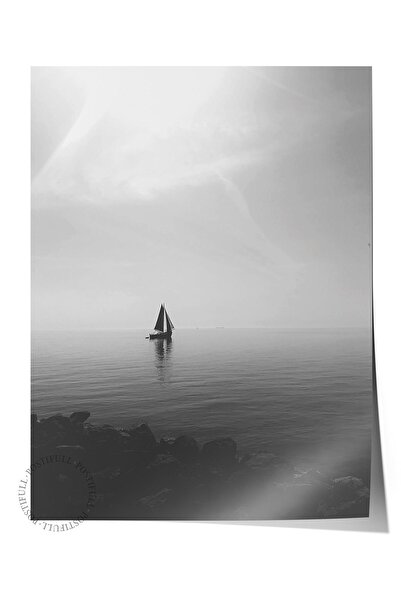 Postifull Çerçevesiz Poster, Siyah & Beyaz Fotoğraf No:84, HD Fotoğraf, Salon...