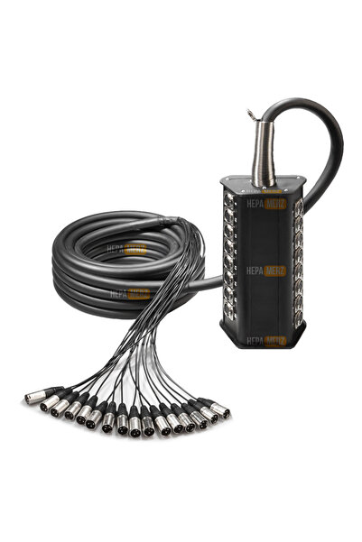 Hepa-Merz Hepa Merz Stage-16c-10m 16 Kanal 10 Metre Multicore Kablolu Hazır S...