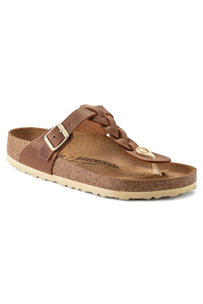 Birkenstock شبشب للمرأة / الفتاة 1021355 بيركنستوك جيزة ليوي مضفر كونياك