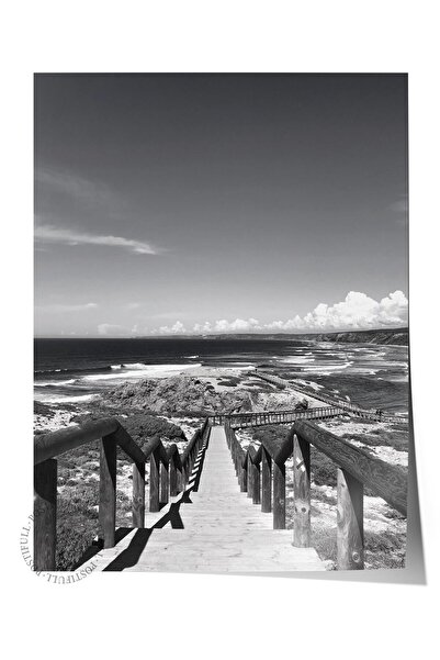 Postifull Çerçevesiz Poster, Siyah & Beyaz Fotoğraf No:44, HD Fotoğraf, Salon...