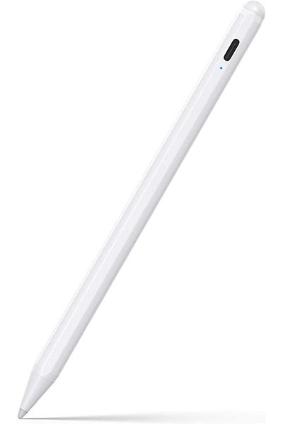 m.tk moveteck iPad 10.9 (10Th Generation) Compatible Palm-Sensing (Red) Tilt Drawing Thickness Changing Stylus Pen