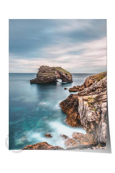 Postifull Φωτογραφία θάλασσας και παραθαλάσσιας - HD 14, αφίσα χωρίς πλαίσιο,...