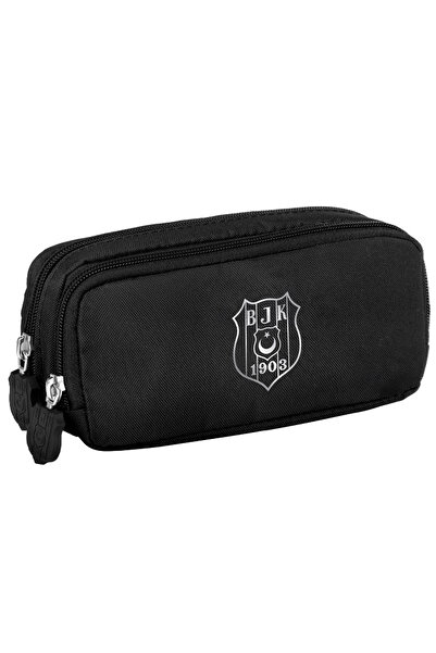Beşiktaş Büyük Logo Lisanslı Siyah Kalemlik 24337 Okul Kalem Çantası