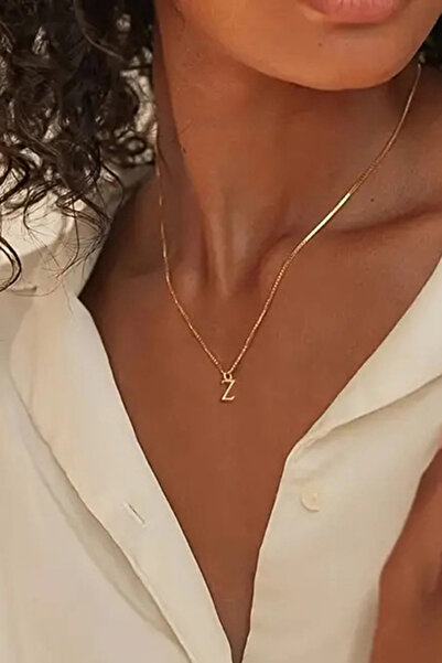 Azuris Silver AZURİS SİLVER 925K GÜMÜŞ GURMET ZİNCİR Z HARFİ HARFLİ KOLYE