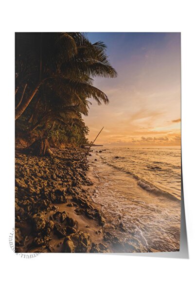 Postifull Φωτογραφία θάλασσας και παραθαλάσσιας - HD 18, αφίσα χωρίς πλαίσιο,...