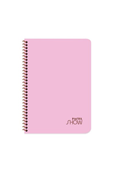 KESKİN COLOR Keskin Color Pastel Show Spiralli Açık Pembe Plastik Kapak 96 Ya...