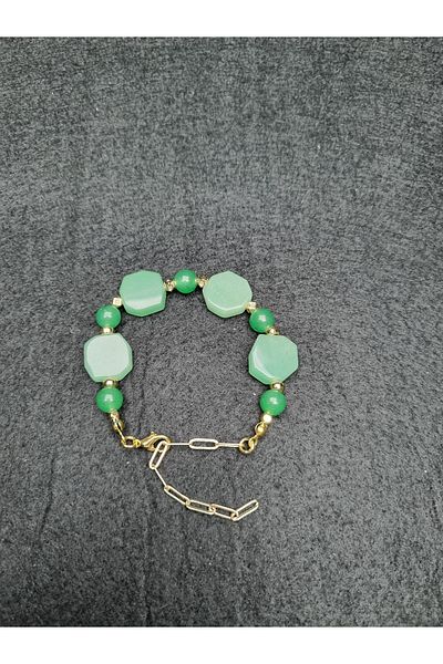 Yüksel Boncuk Women's Natural Stone Aventurine Bracelet