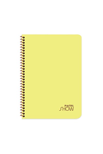KESKİN COLOR Keskin Color Pastel Show Spiralli Sarı Plastik Kapak 120 Yaprak ...