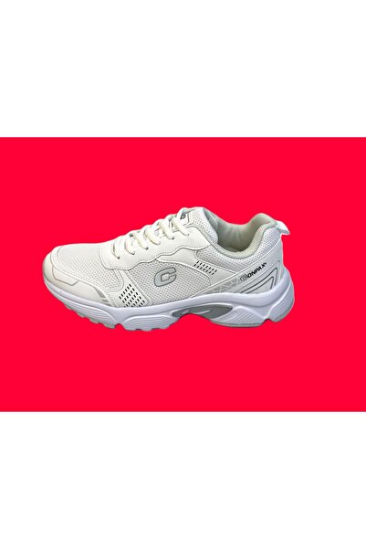 KAFKASLAR AYAKKABI KAFKASLAR Плоскі білі ортопедичні кросівки для щоденного бігу Спортивне взуття