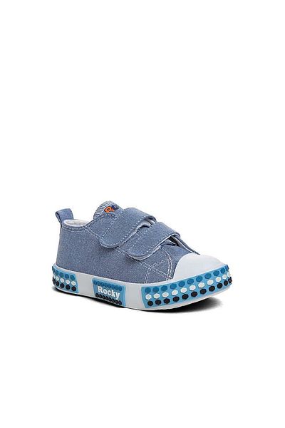 iskarpino Pantofi de in denim pentru copii cu talpă colorată
