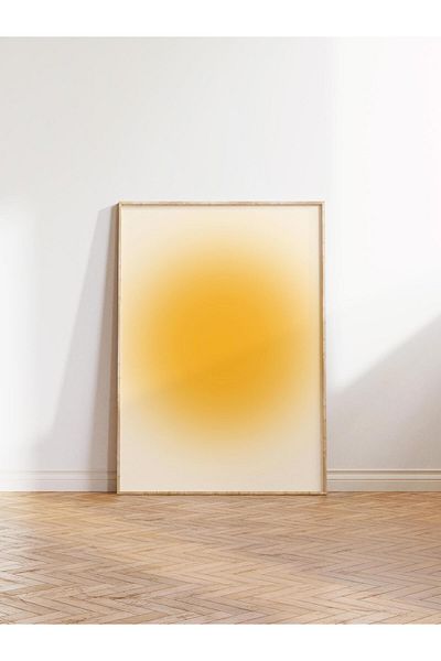 Postifull Aura Series NO:6 - Yellow Aura, Angel Number, Έγχρωμη αφίσα