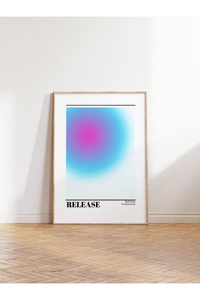 Postifull Aura Series NO:189 - Αφίσα χωρίς πλαίσιο σε μπλε χρώμα, με αριθμό αγγέλου