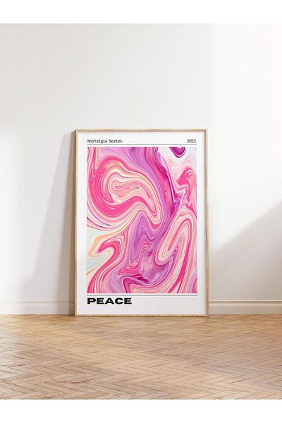 Postifull Aura Series NO:163 - Αφίσα Peace Colorful Frameless με αριθμό αγγέλου