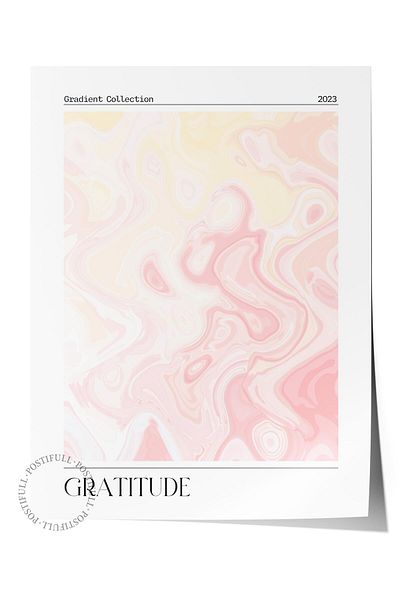 Postifull Σειρά Aura NO:161 - Gratitude Angel Number Έγχρωμη αφίσα χωρίς πλαίσιο