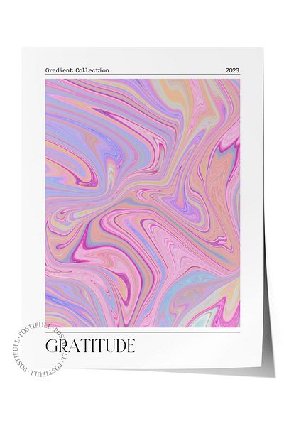 Postifull Σειρά Aura NO:149 - Gratitude Angel Number Έγχρωμη αφίσα χωρίς πλαίσιο
