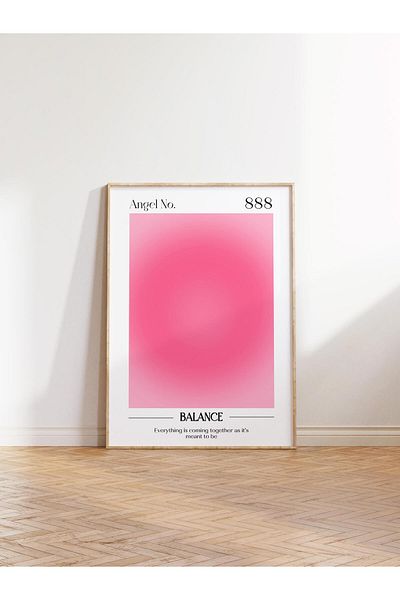 Postifull Aura Series NO:81-888 Έγχρωμη αφίσα χωρίς πλαίσιο - Balance, Numbered Angel