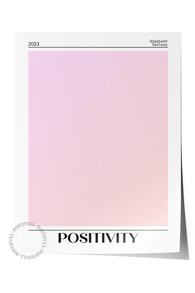 Postifull Aura Series NO:131 - Αριθμός Αιγίλης Θετικότητας Πολύχρωμη αφίσα χωρίς πλαίσιο