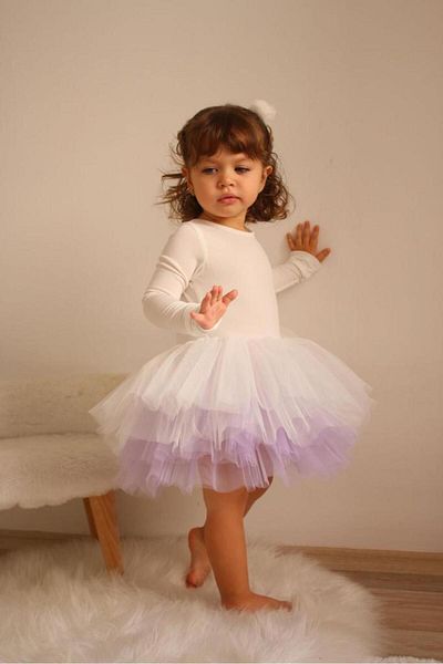 favorimkids Girl's White Tulle Dress