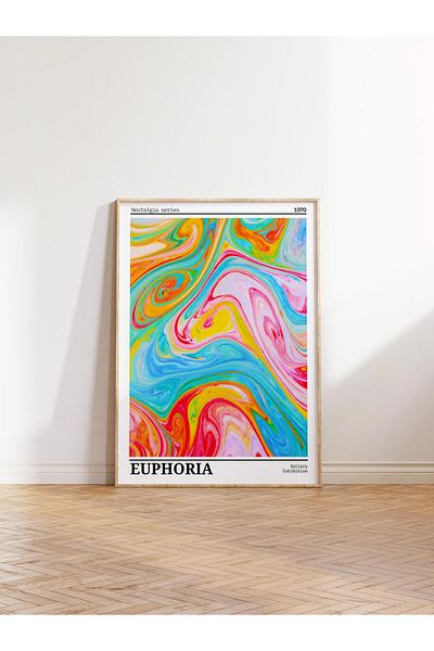 Postifull Aura Series NO:211 - Έγχρωμη αφίσα χωρίς πλαίσιο Euphoria με αριθμό αγγέλου