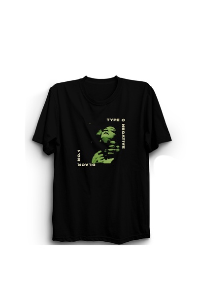 The Fame Type O Negative Black No.1 - Tricou din bumbac imprimat cu muzică Rock Metal