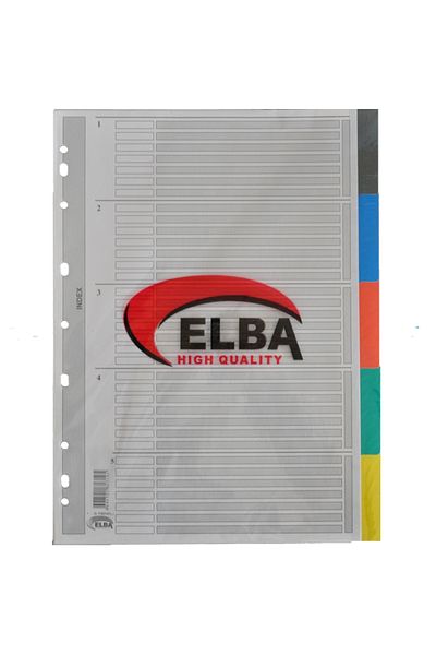 Bafix Separator 5 Color Cardboard A4 (6 PCS)