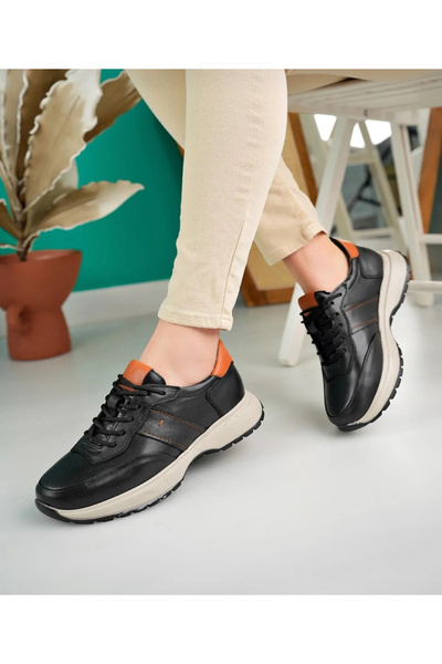 ELF HAKİKİ İÇİ DIŞI DERİ KADIN GÜNLÜK SNEAKER