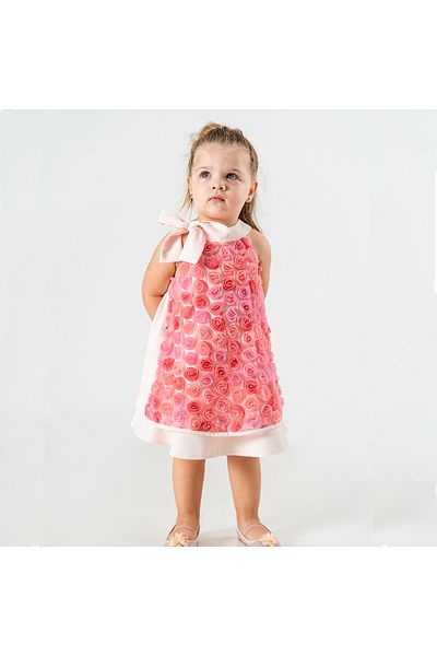 Ma Moi Baby Gloria Colorful Floral Girl's Dress