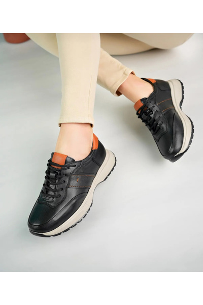 ELF HAKİKİ İÇİ DIŞI DERİ KADIN GÜNLÜK SNEAKER