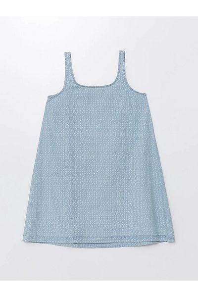 LC Waikiki Rochie de damă LCW Vision cu guler pătrat cu imprimeu