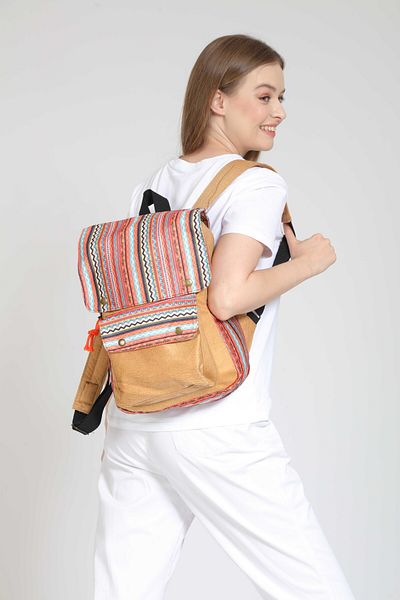 Street Bag Raven Ethnic - Καθημερινό σακίδιο πλάτης με μοτίβο Bohemian, Χρήση για ταξίδια και κάμπινγκ