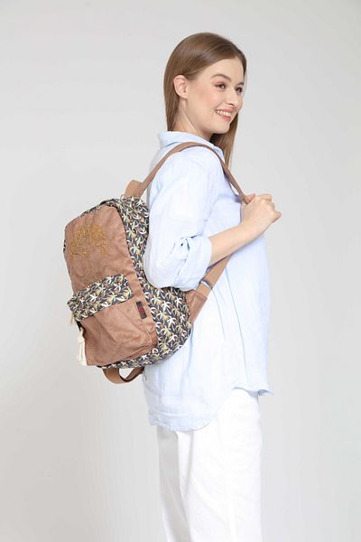 Street Bag Ethnic Αυθεντικό Κέντημα Σακίδιο πλάτης - Καθημερινή χρήση ταξιδιού
