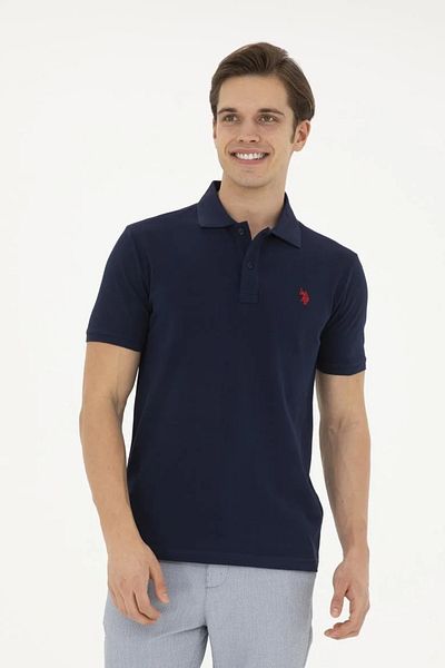 U.S. Polo Assn. Men's Navy Blue Basic T-Shirt1792406 LAPATYA