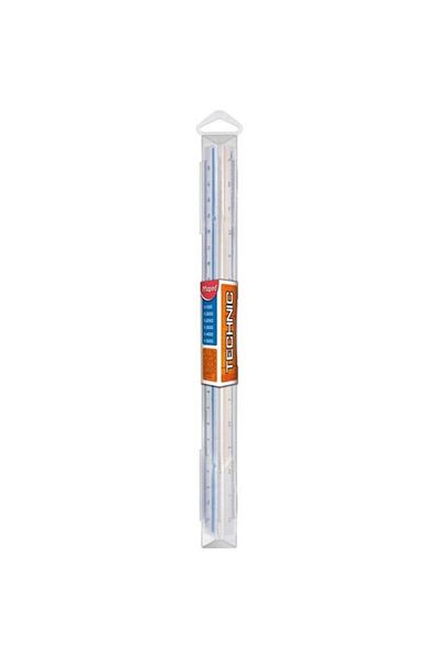 Maped Mikyas Ruler Plastic 1:100 / 1:500 Scale240014