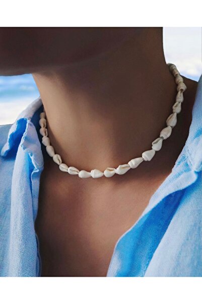 Hazeran accessories Gerçek Deniz Kabuklu Kolye