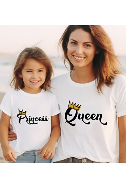 Bk Gift 2’li Anne-Kız Kombin Tişört Seti-1, Anneye Hediye, Anneler Günü Hediy...