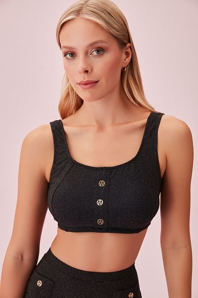 SUWEN Bralet-Bikinioberteil mit Accessoires