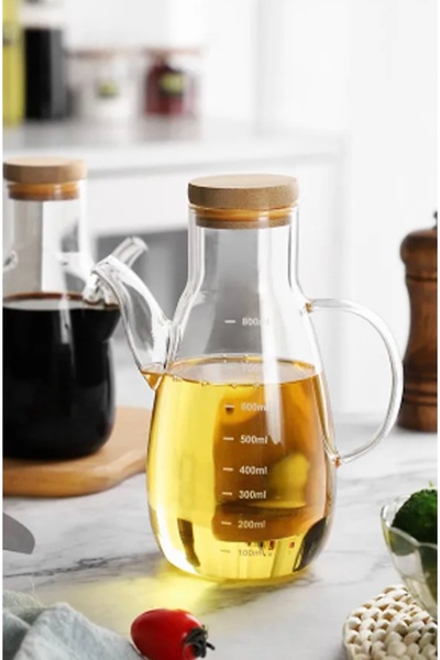 AROW EVİMSAHANE SONAT 1 LİTRE CAM YAĞDANLIK