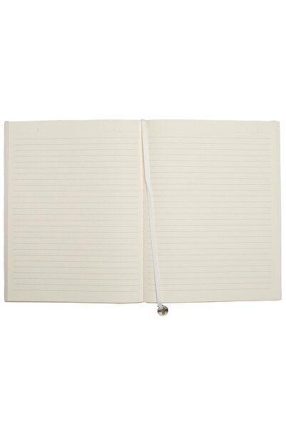 Victoria's Journals Caiet cu copertă flexibilă din piele lacuată Smyth, 19x25 cm -Negru