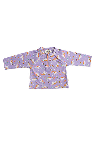 Miela Kids UV Korumalı Uzun Kollu Mayo Set - Kız