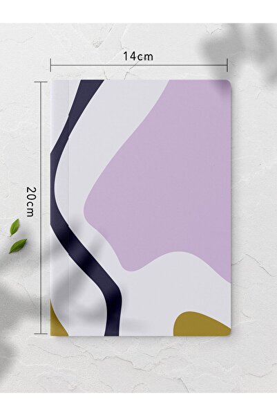 Postifull Bauhaus Themed Notebook Set - Soft Color Notebook - 4 Pieces - 14cm*20cm - 64 Pages