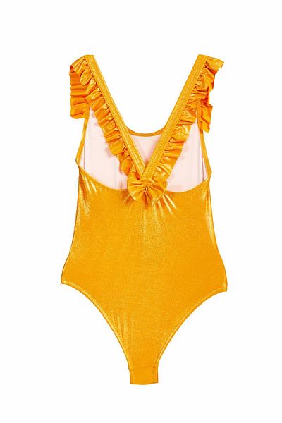 Argento Bright Orange - Κοριτσίστικο μαγιό με βολάν