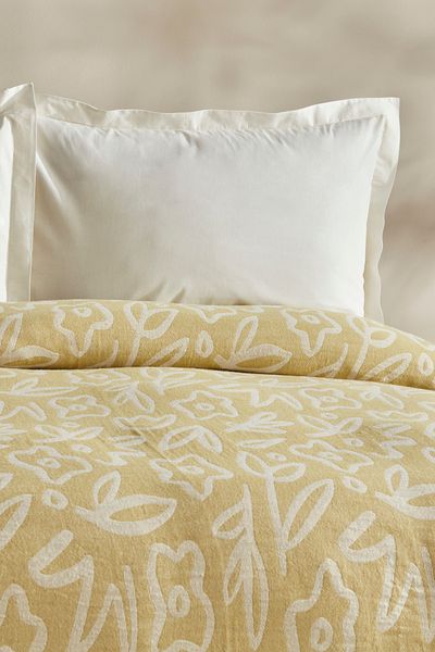 Karaca Home Green Muslin Pique - Double Bouquet