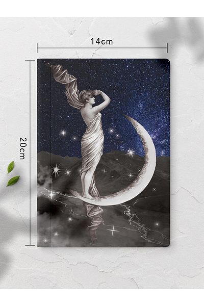 Postifull دفتر ملاحظات غير مبطن، دفتر ملاحظات عتيق ذو طابع ريترو، دفتر ملاحظات عتيق، 64 صفحة 14*21 سم