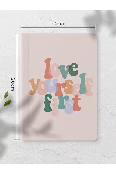 Postifull Colorful Unlined Notebook Set - 4 Pieces - 14cm*20cm - 64 Pages