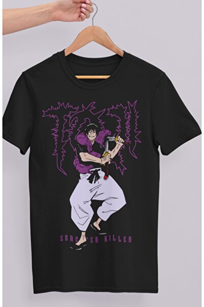 Fuddy Moda Oversize kroj Jujutsu Kaisen Toji Fushiguro Štampano T-shirt , uni...