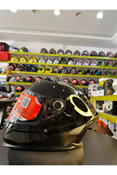 MT Kask FF128 Sv Breaker Solıd Parlak Siyah