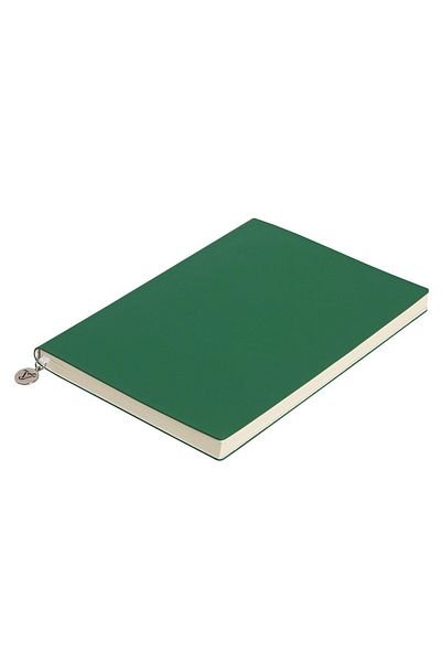 Victoria's Journals Smyth Classic Flexible Cover Striped Notebook, 14.8x21 cm -Green