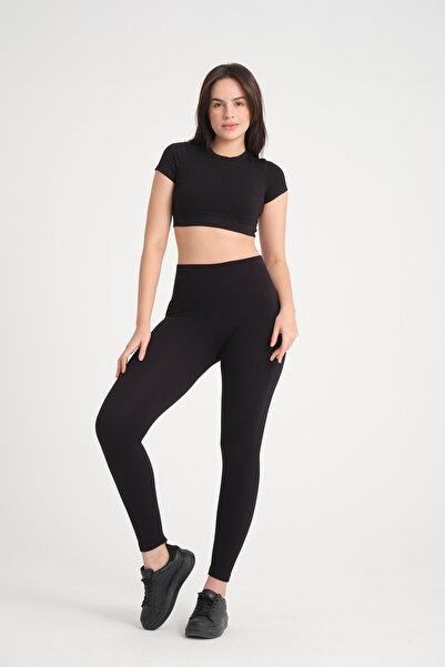 Ramior Cu talie înaltă Comfort Interlock, Colanți din Lycra pentru glezne